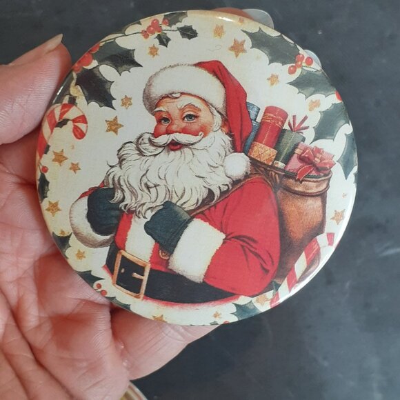 Last Date to Order 11/30/25 —4pc— 2025 Christmas Button Fridge Magnets - Picture 3 of 5